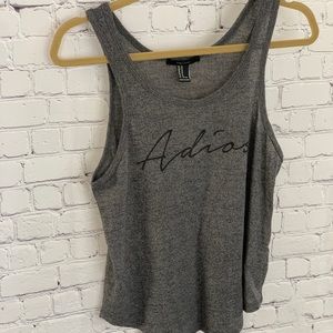 Gray Adios Tank